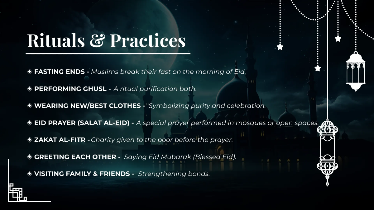 Free Eid al-Fitr Presentation Template to Edit Online