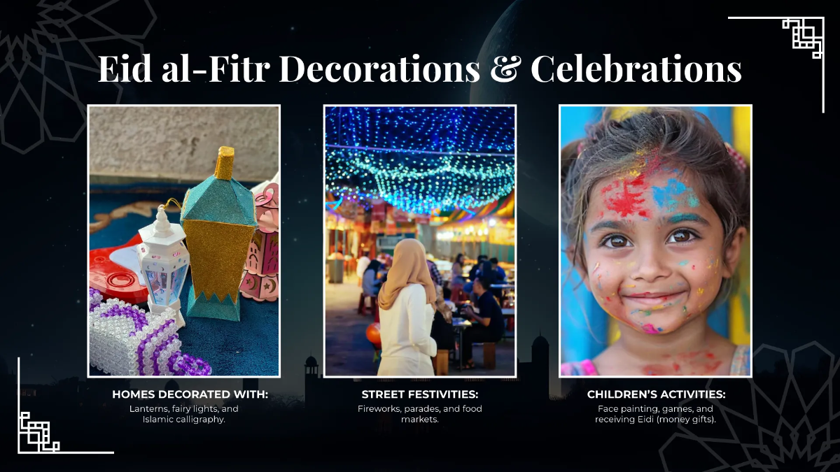 Free Eid al-Fitr Presentation Template to Edit Online