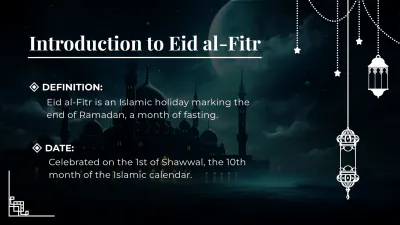 Free Eid al-Fitr Presentation Template - Edit Online & Download Example | Template.net to Edit Online