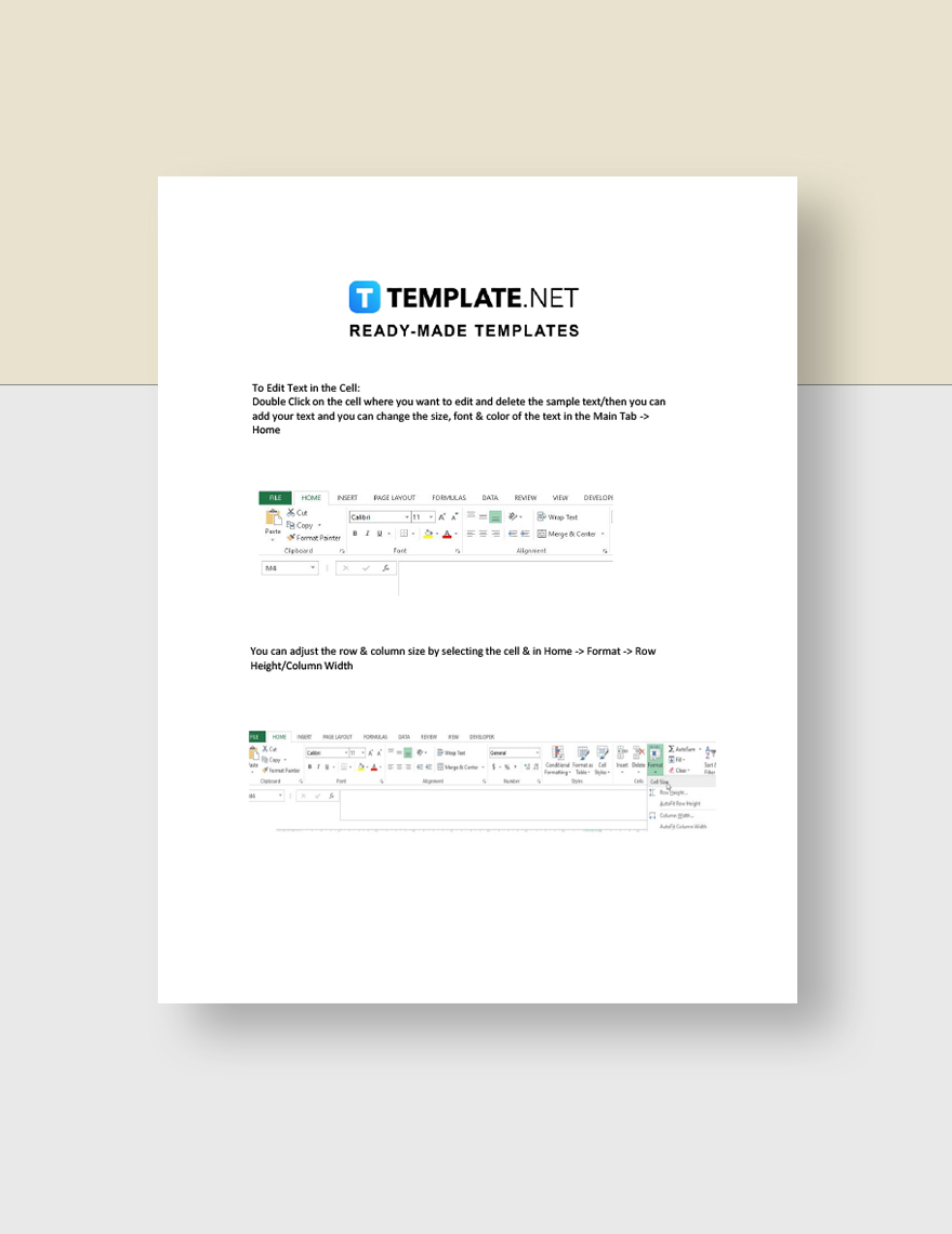 School Balance Sheet Template