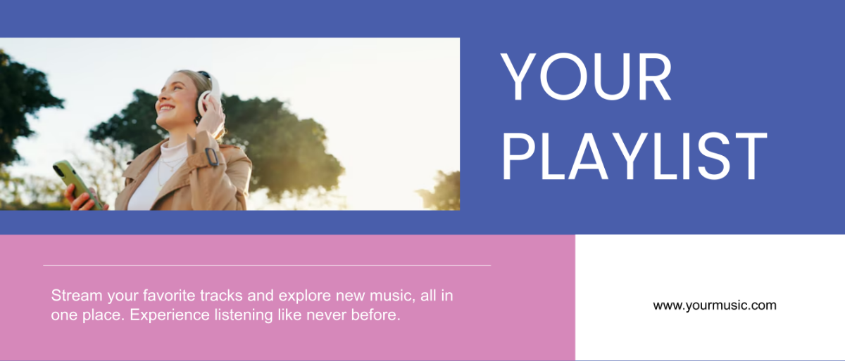 Free VIbrant Spotify Banner Template to Edit Online