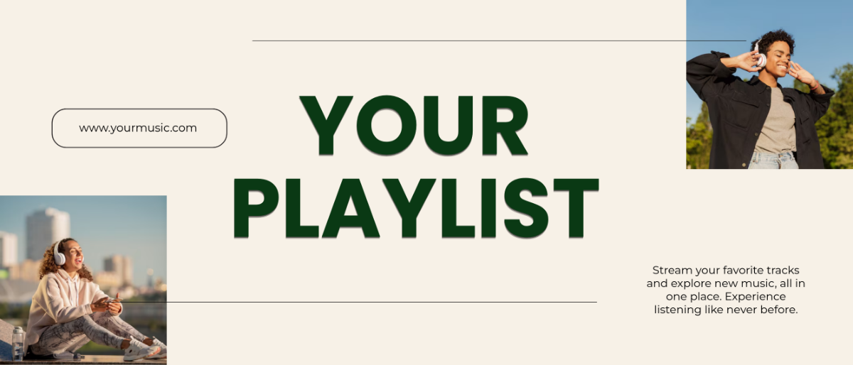 Free Edgy Spotify Banner Template to Edit Online