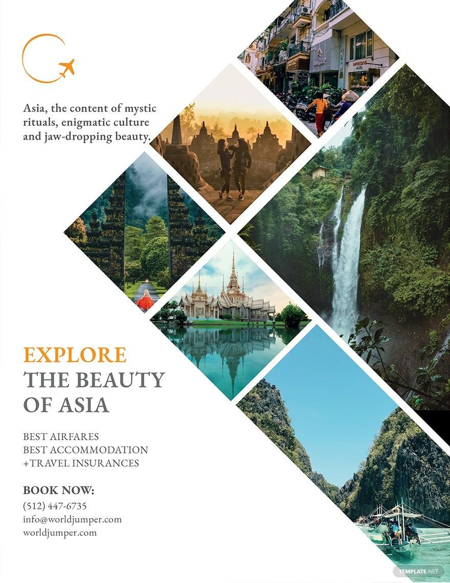 Sample Travel Company Flyer Template