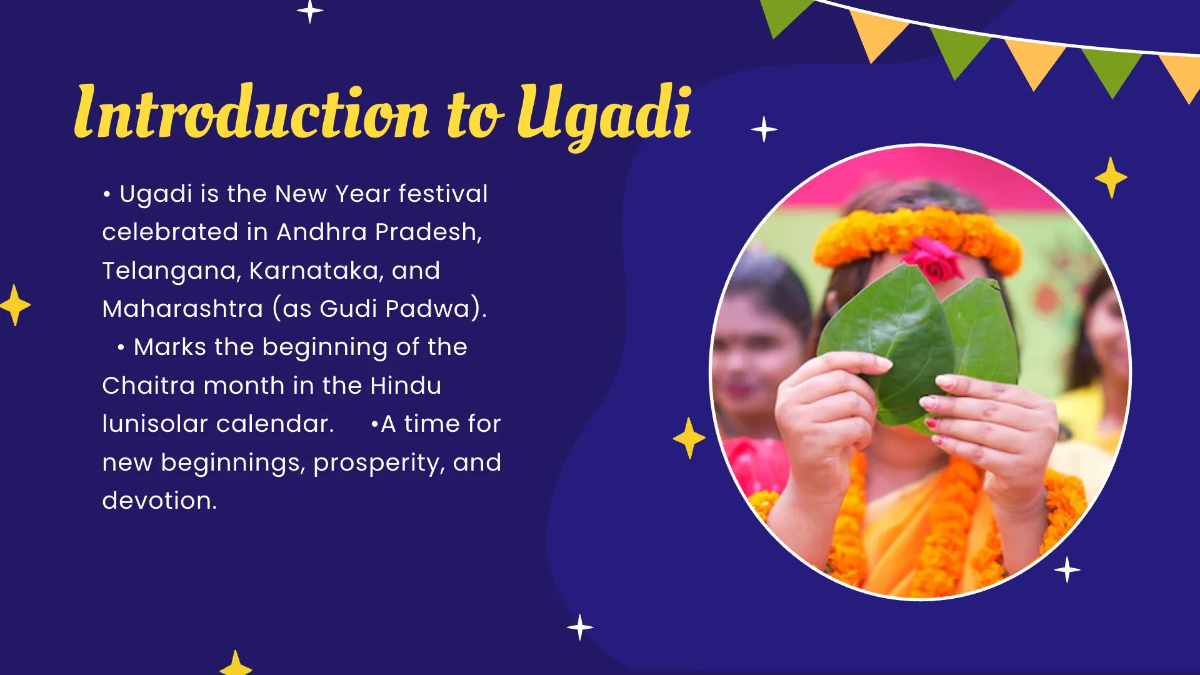 Free Ugadi Presentation Template to Edit Online