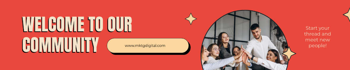 Free Modern Retro Reddit Banner Template