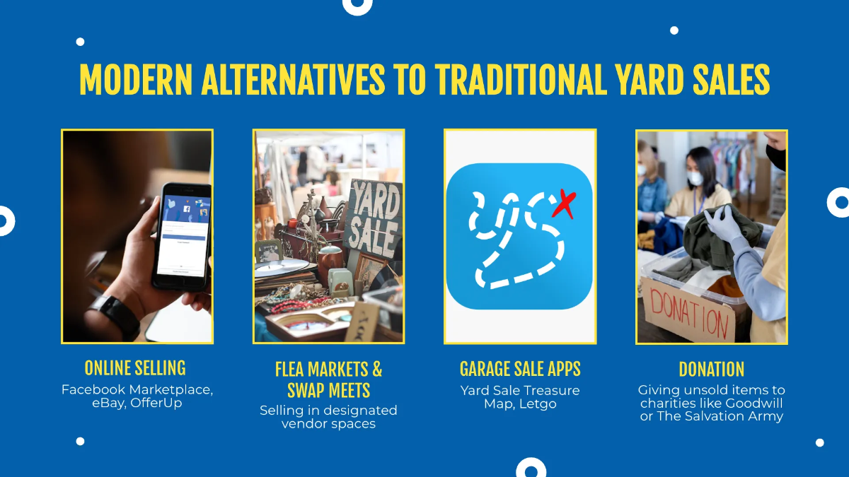 Free Yard Sale Presentation Template to Edit Online