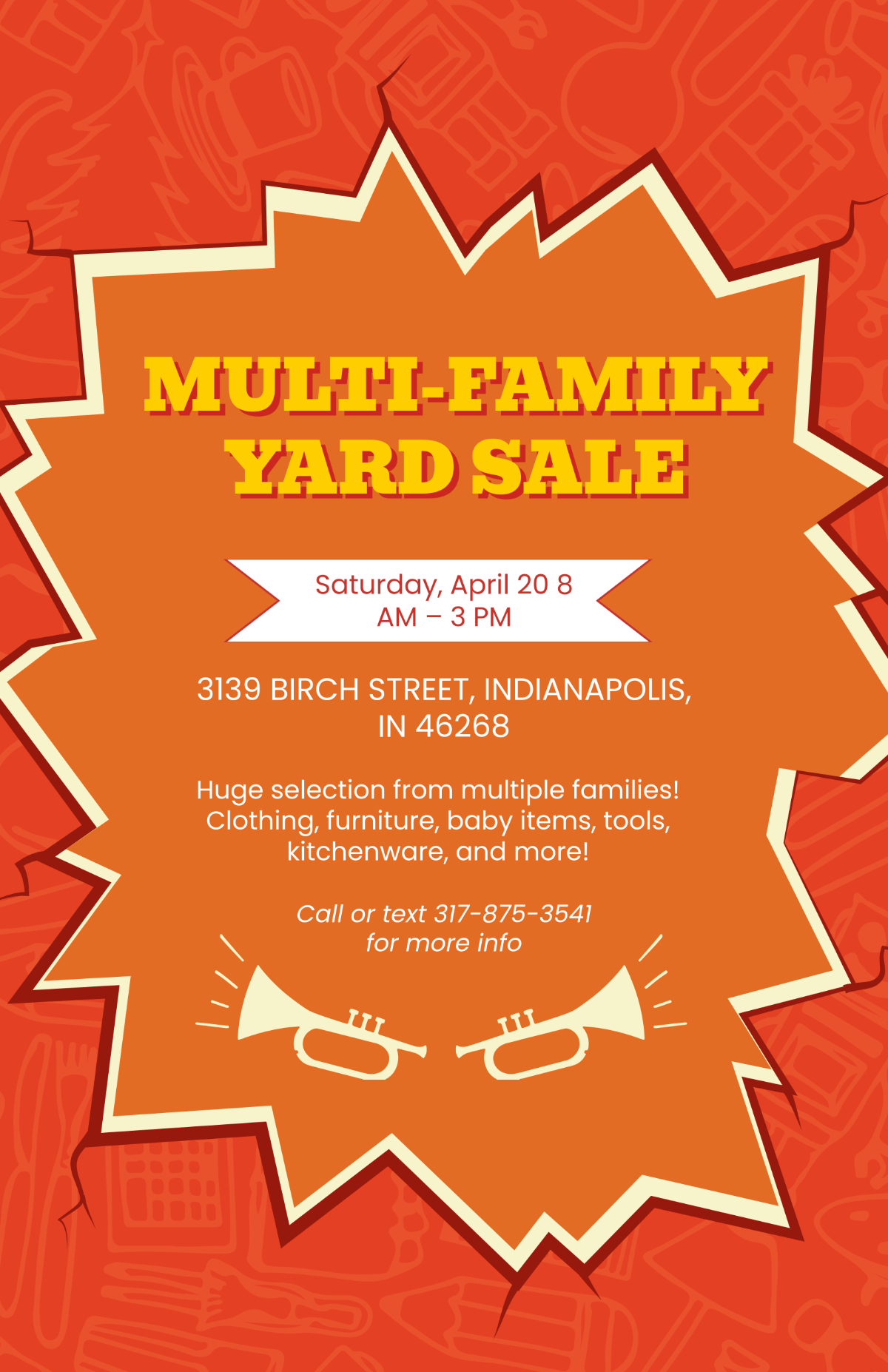 Multi-Family Yard Sale Template