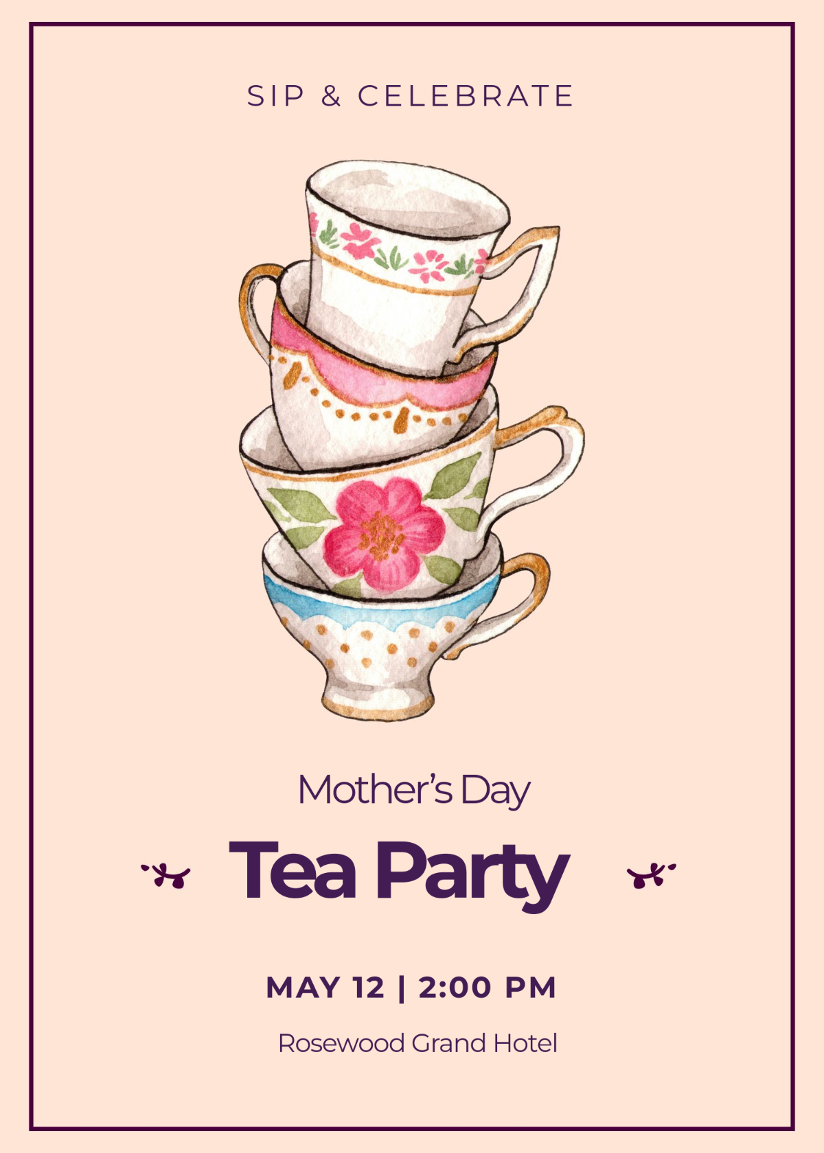 Free Mothers Day Invitation 2025 Templates to Edit Online Free Mothers Day Invitation 2025 Templates to Edit Online