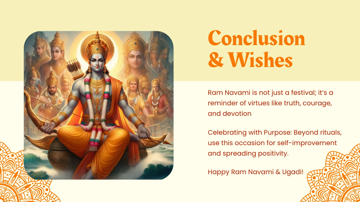 Free Ram Navami Presentation Template to Edit Online