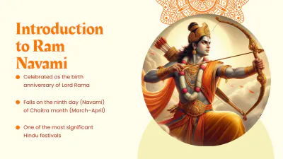 Free Ram Navami Presentation Template - Edit Online & Download Example | Template.net to Edit Online