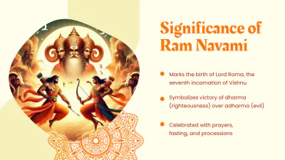 Free Ram Navami Presentation Template - Edit Online & Download Example | Template.net to Edit Online