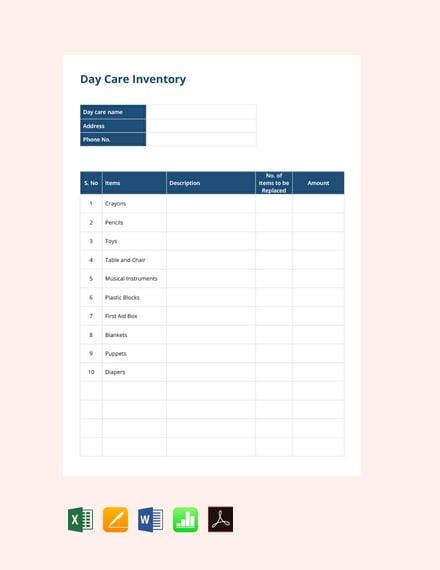 home inventory google sheets