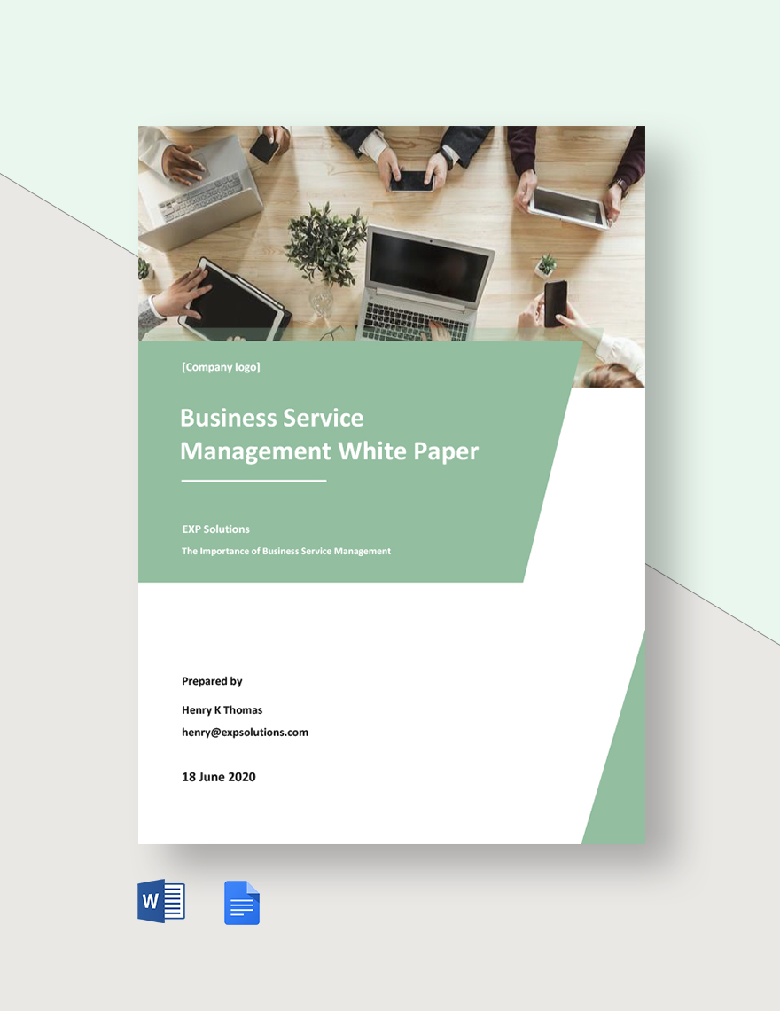 Business Service Management White Paper