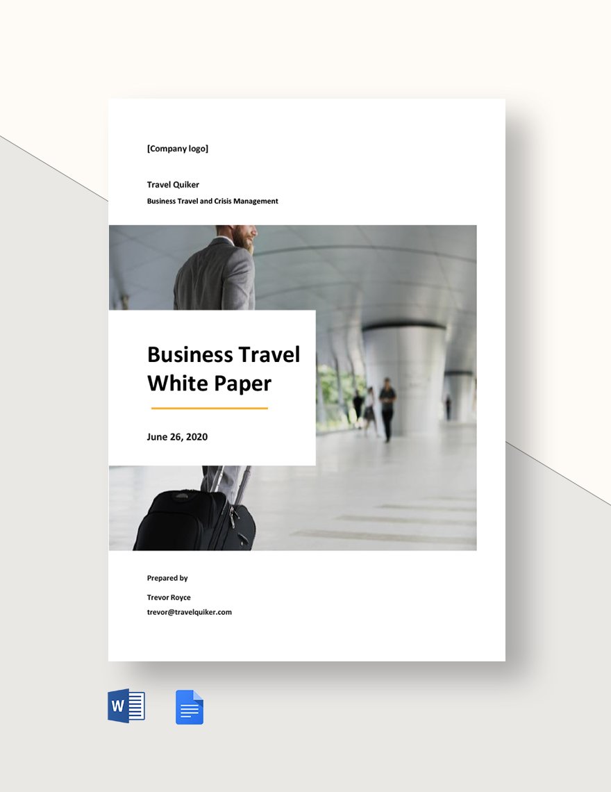 Business Travel White Paper