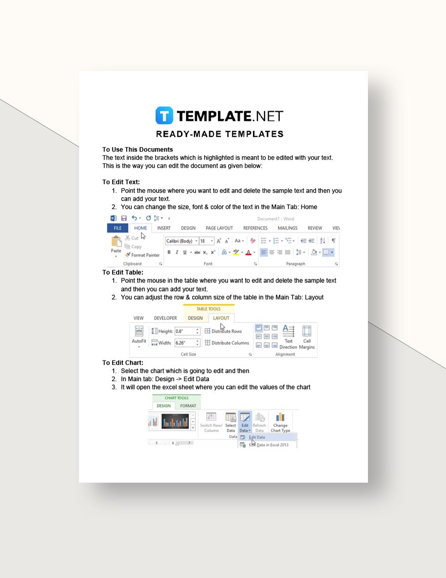 Business Travel White Paper Instructions