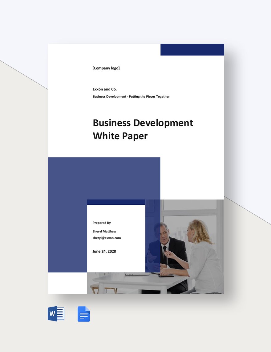 Business Development White Paper