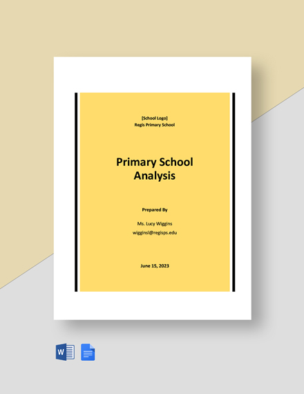 Primary School Analysis 