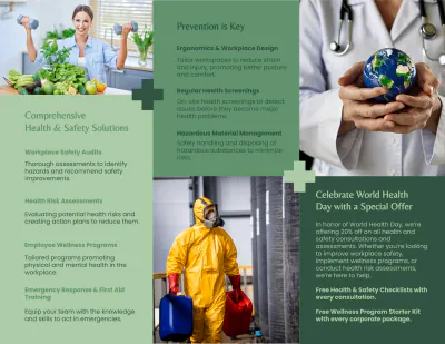 Free World Health Day Brochure Template - Edit Online & Download Example | Template.net to Edit Online