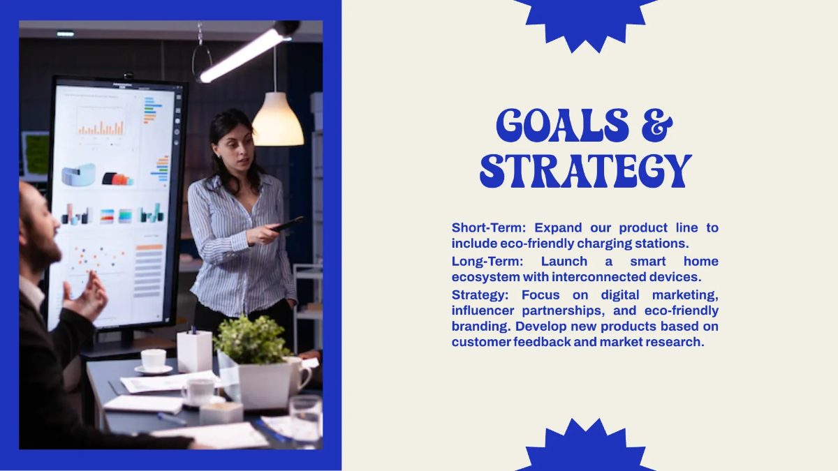 Free Blue Trendy Presentation Template to Edit Online