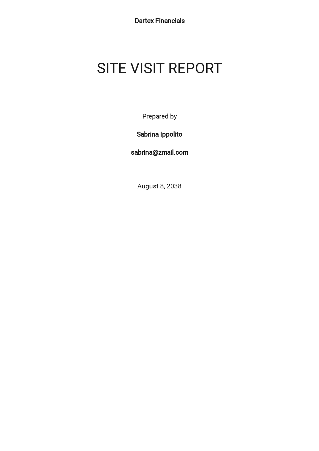 Site Visit Report Template - Google Docs, Word  Template.net With Regard To Site Visit Report Template