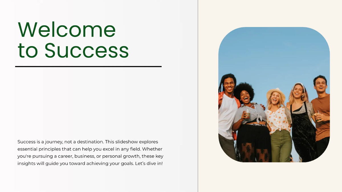 Free Creative Minimalist Presentation Template to Edit Online