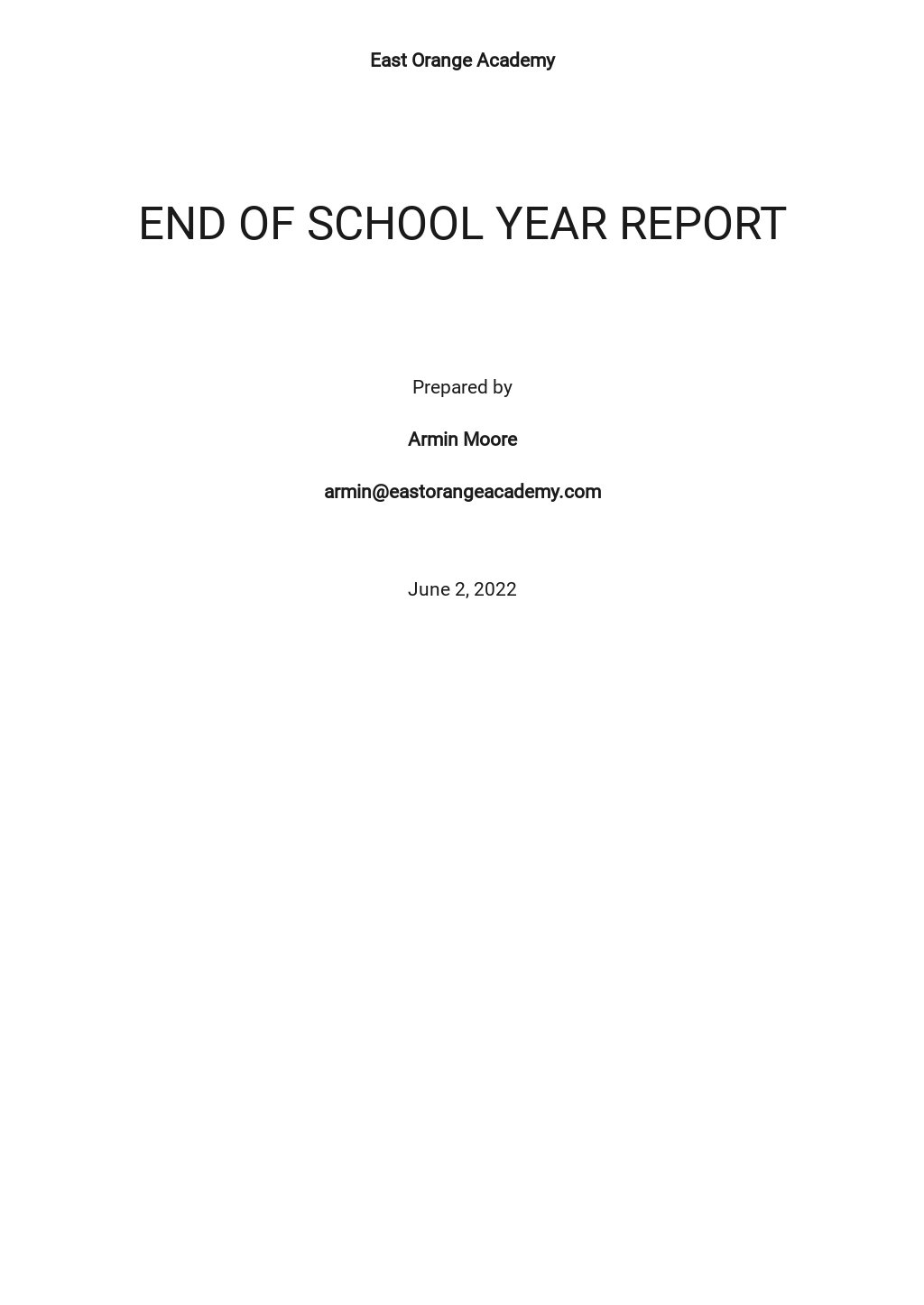 End of Year School Report Template.jpe