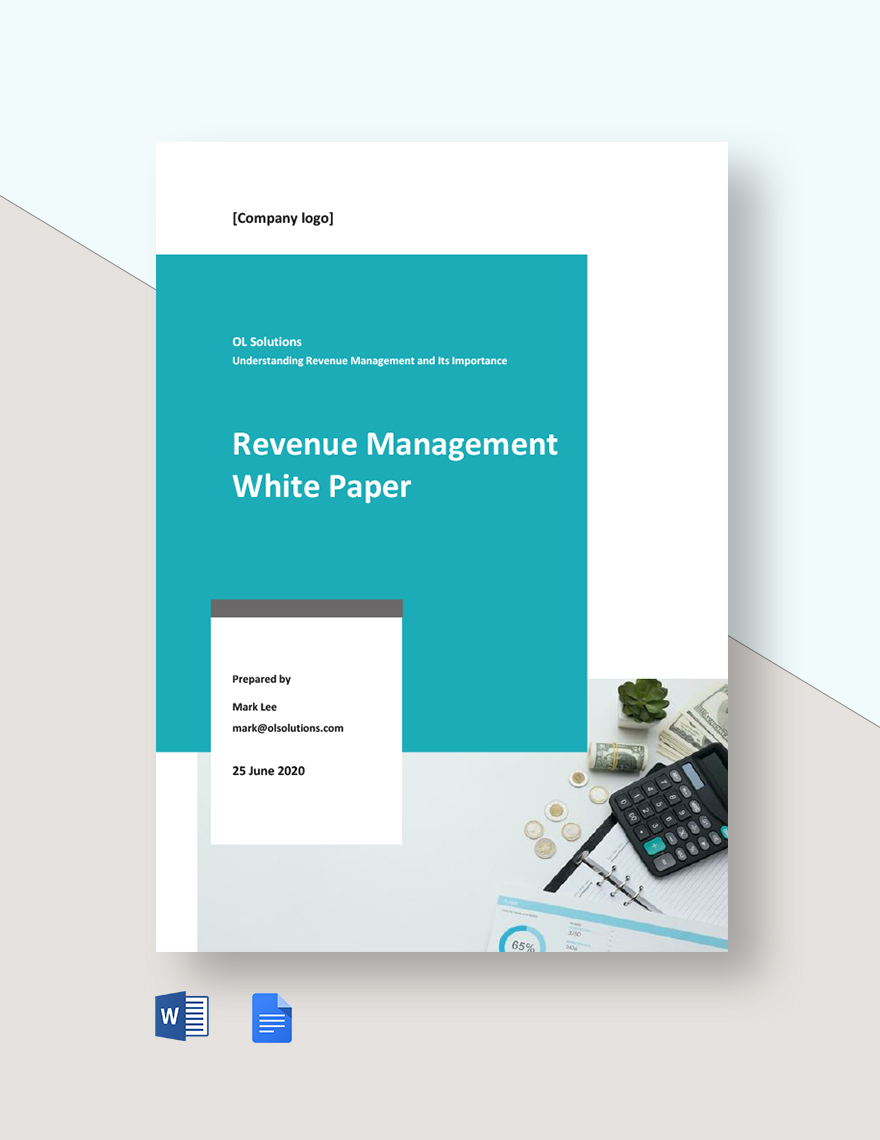 Revenue Management White Paper Template