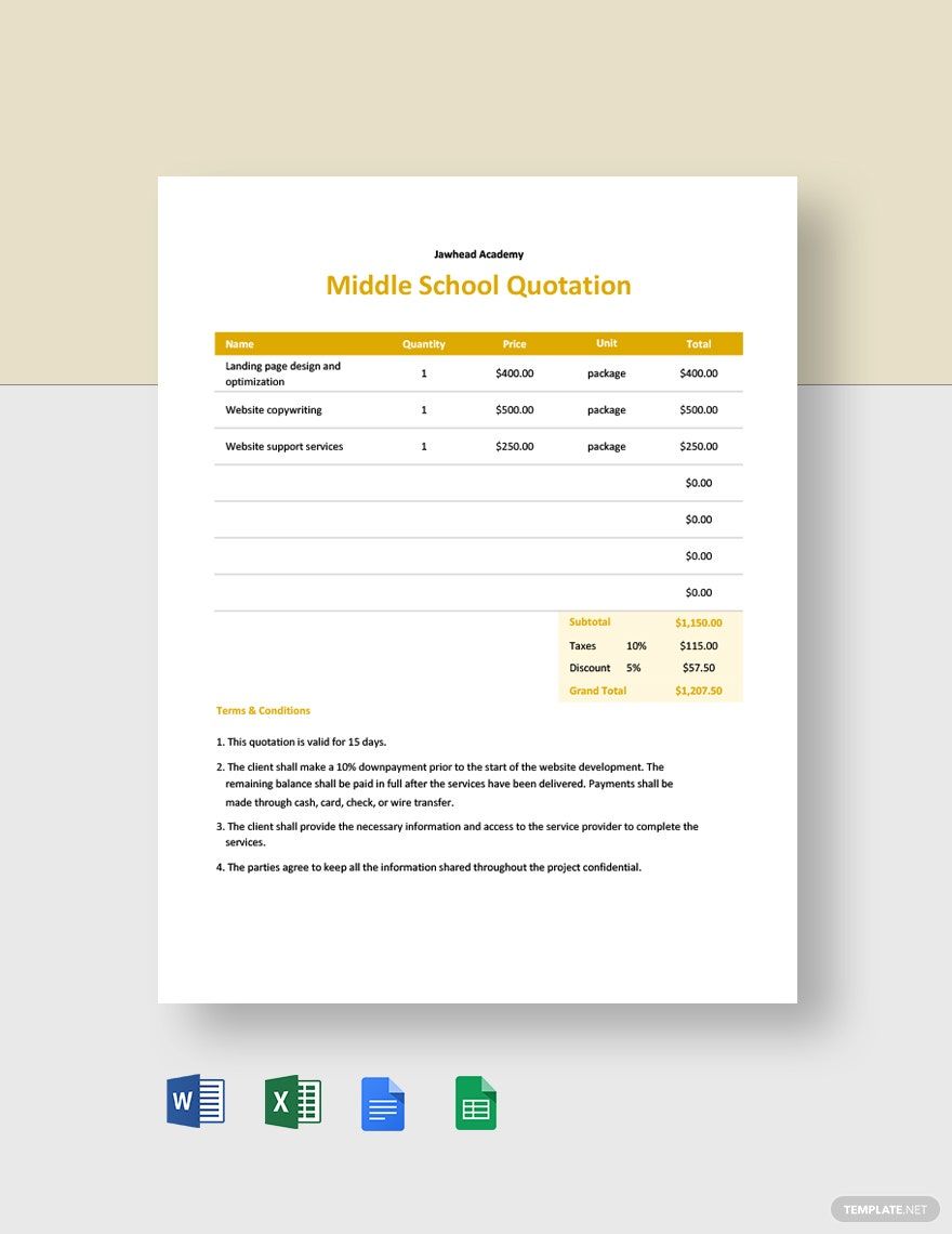 middle-school-quotation-template-google-docs-google-sheets-excel