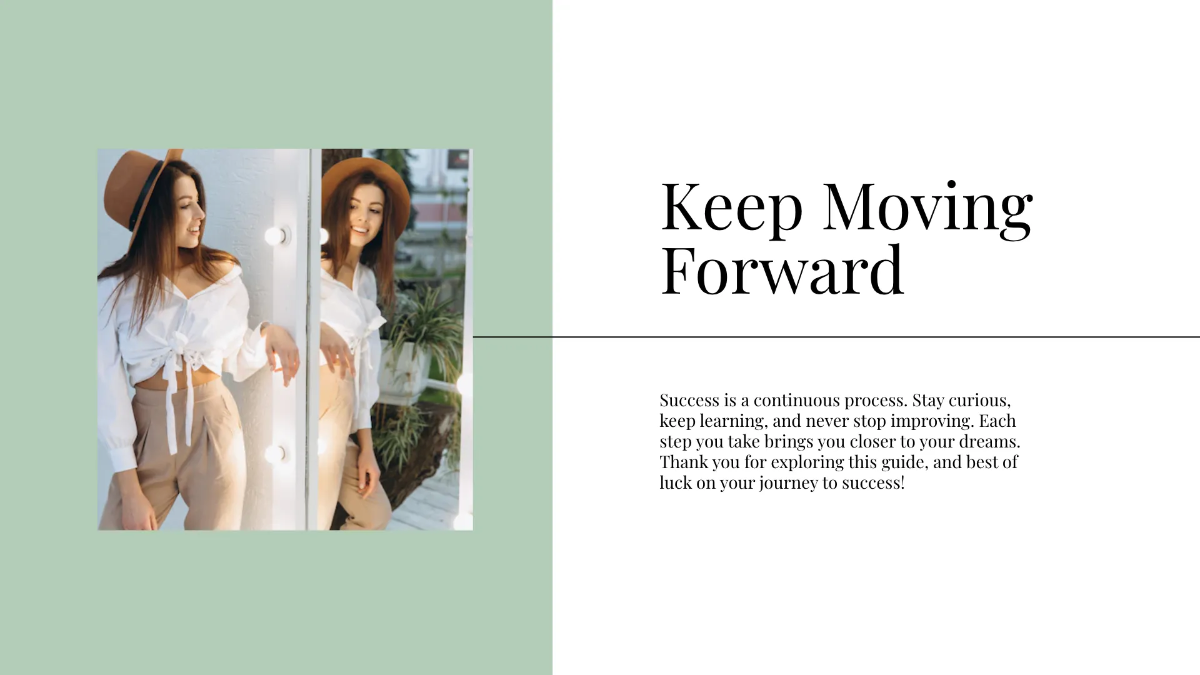 Free Clean Presentation Template to Edit Online