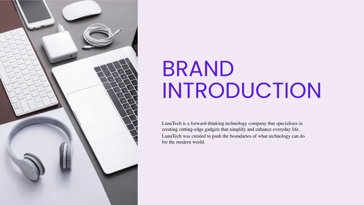 Free Sleek Presentation Template to Edit Online