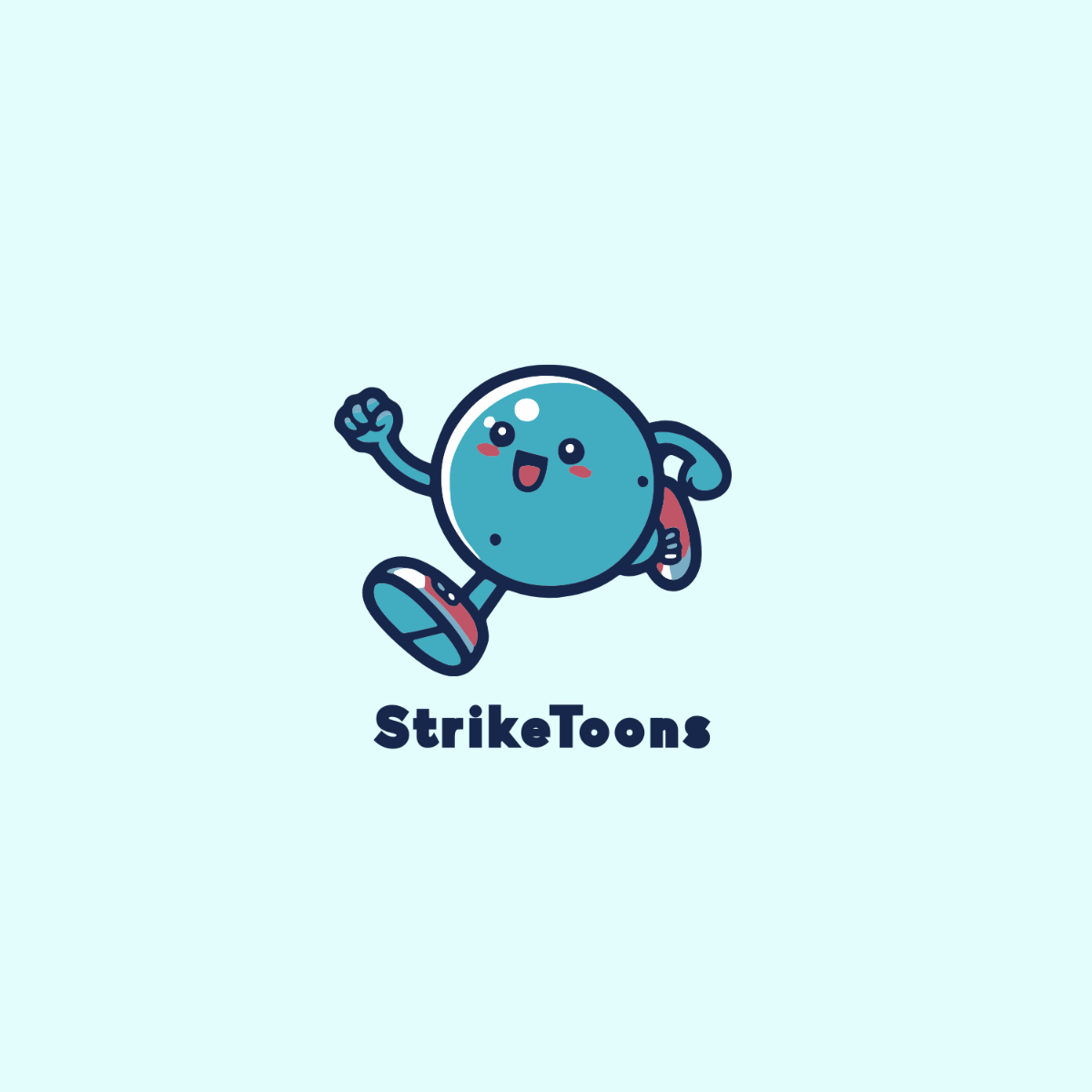 Free 2D Cartoon Logo Template