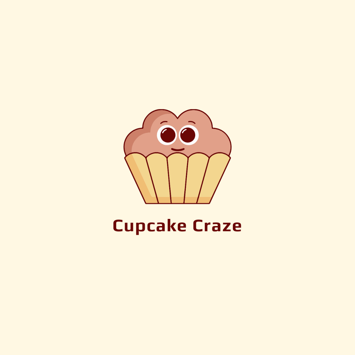 Free Bakery Cartoon Logo Template