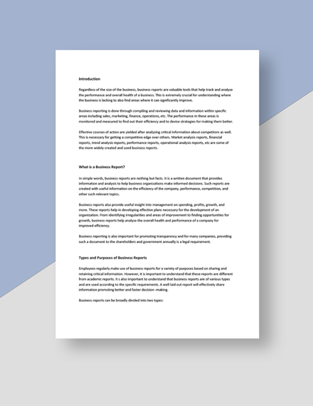 white paper report template