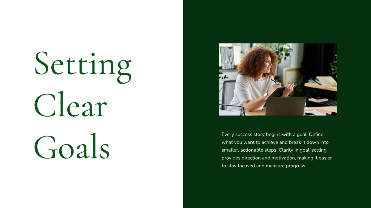 Free Green and White Presentation Template to Edit Online