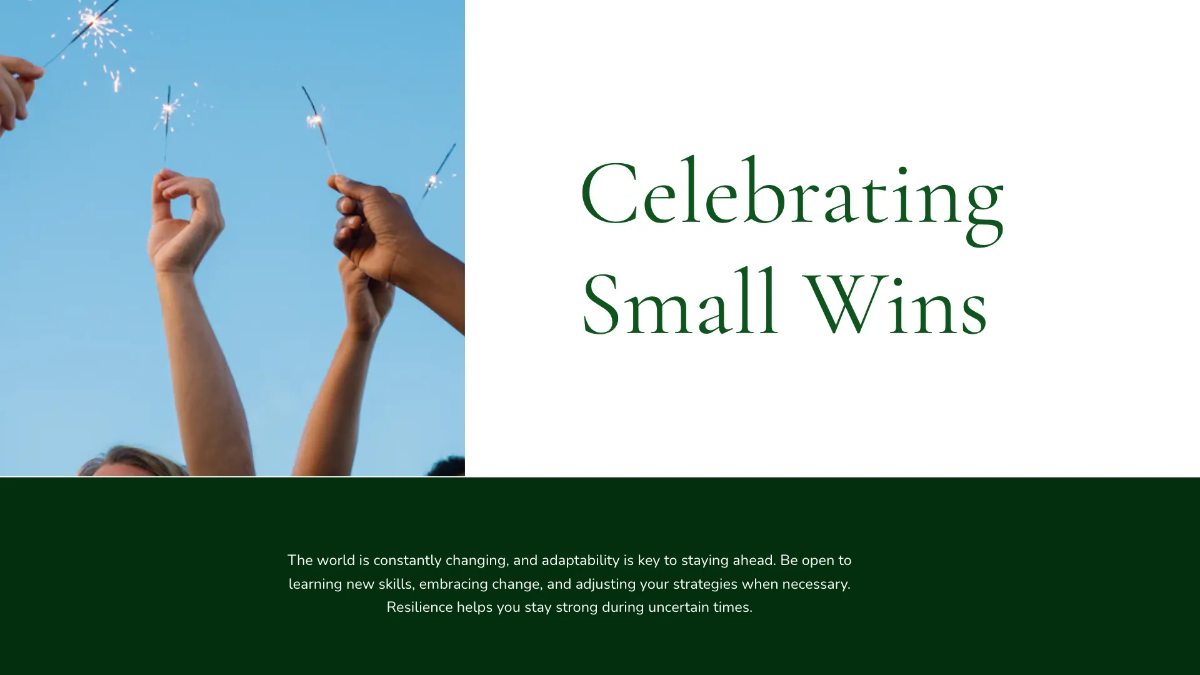 Free Green and White Presentation Template to Edit Online