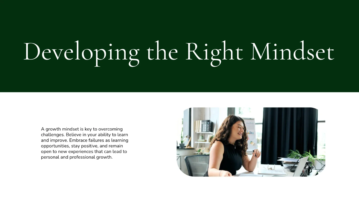 Free Green and White Presentation Template to Edit Online