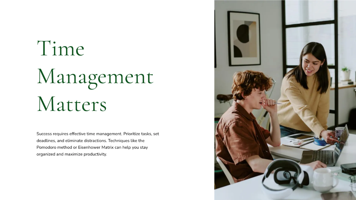 Free Green and White Presentation Template to Edit Online