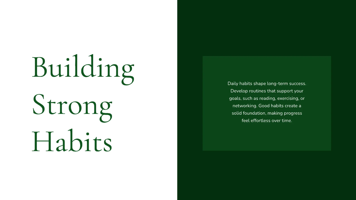 Free Green and White Presentation Template to Edit Online