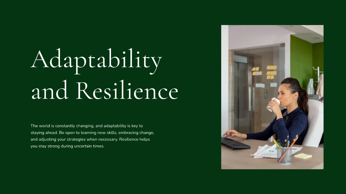 Free Green and White Presentation Template to Edit Online