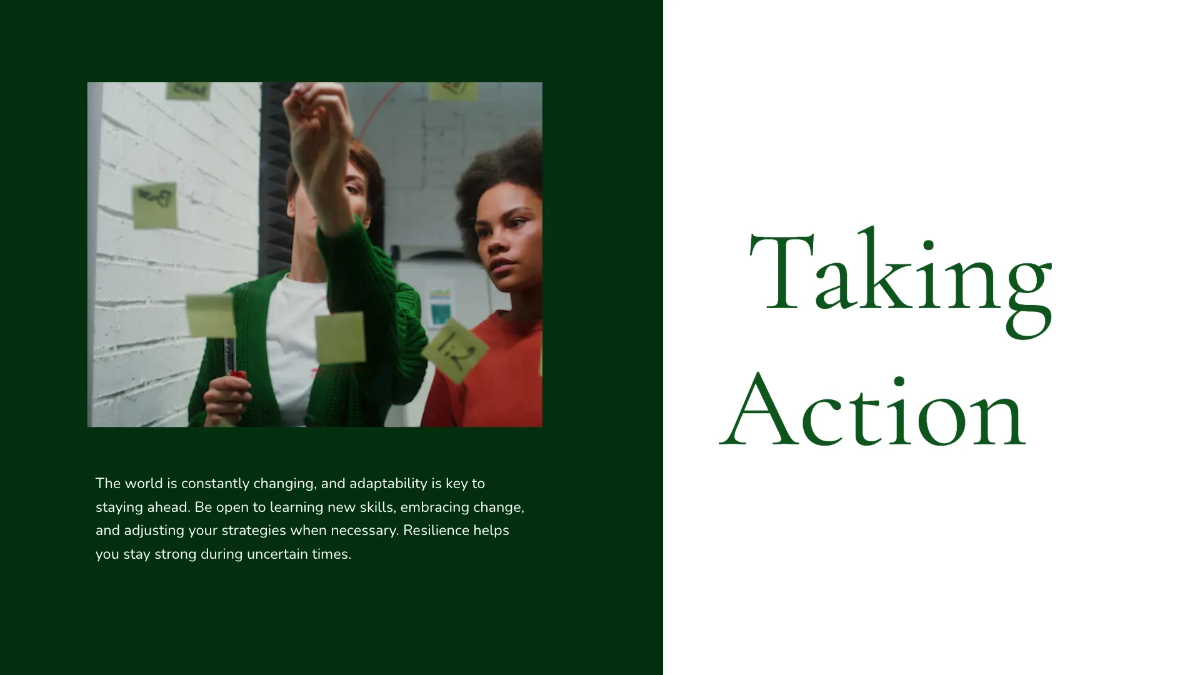 Free Green and White Presentation Template to Edit Online