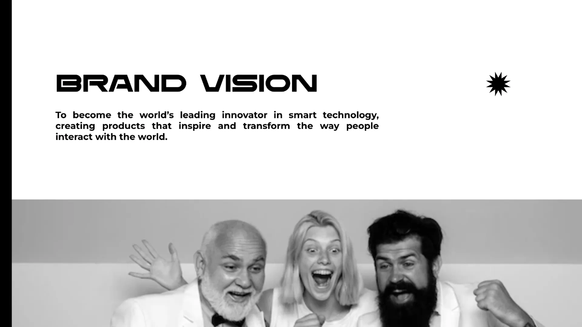 Free Black and White Presentation Template to Edit Online