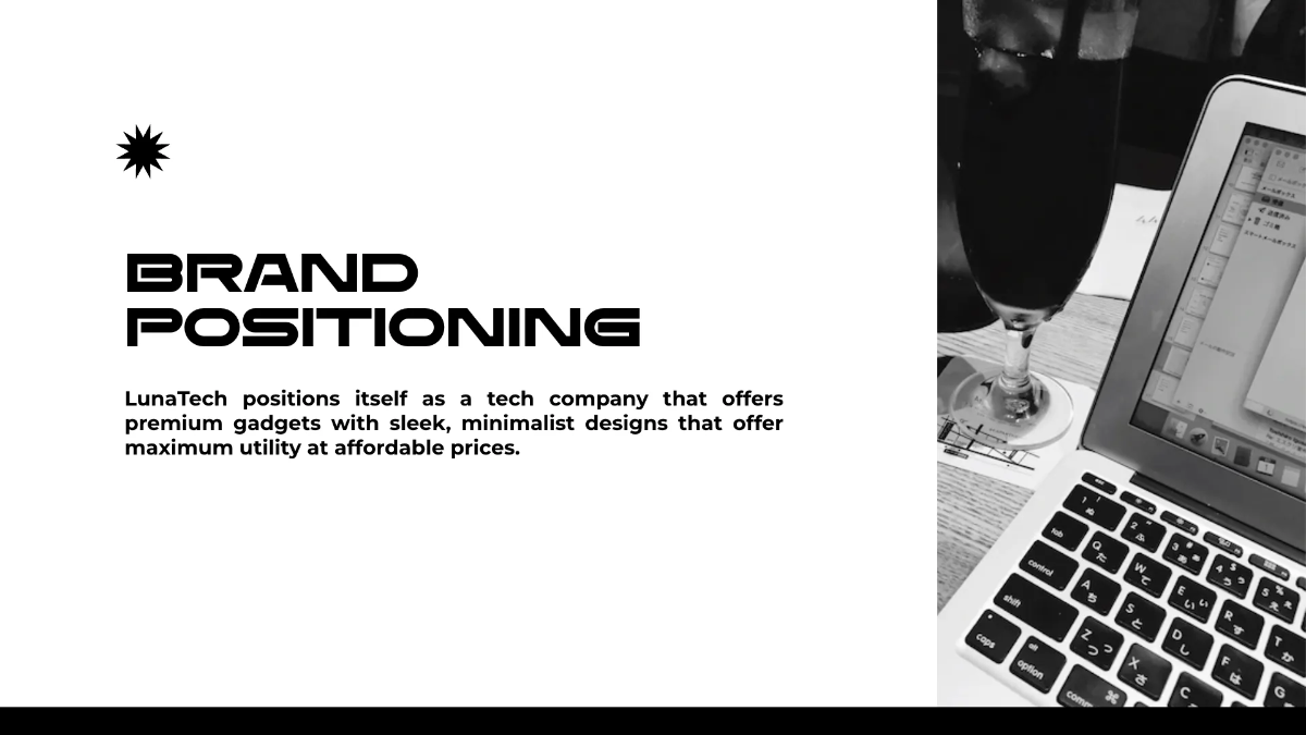 Free Black and White Presentation Template to Edit Online