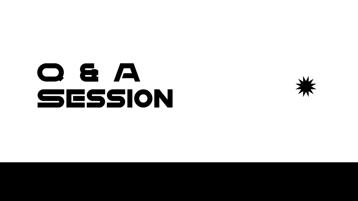 Free Black and White Presentation Template to Edit Online