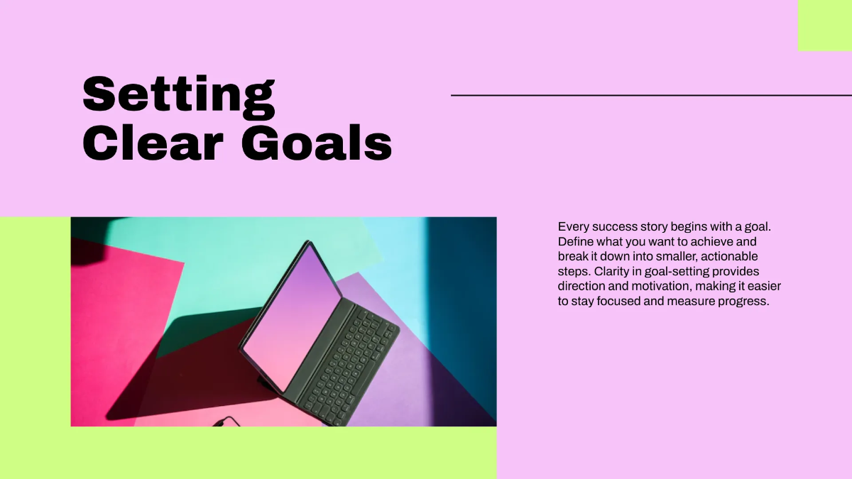 Free High Contrast Presentation Template to Edit Online