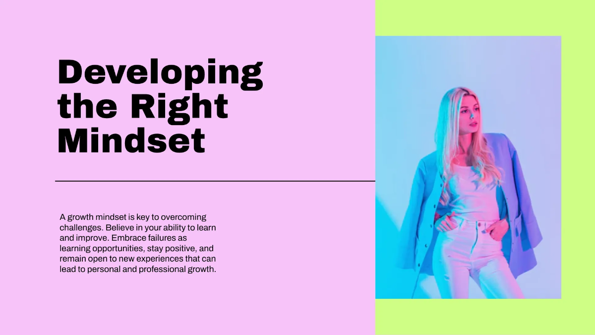 Free High Contrast Presentation Template to Edit Online