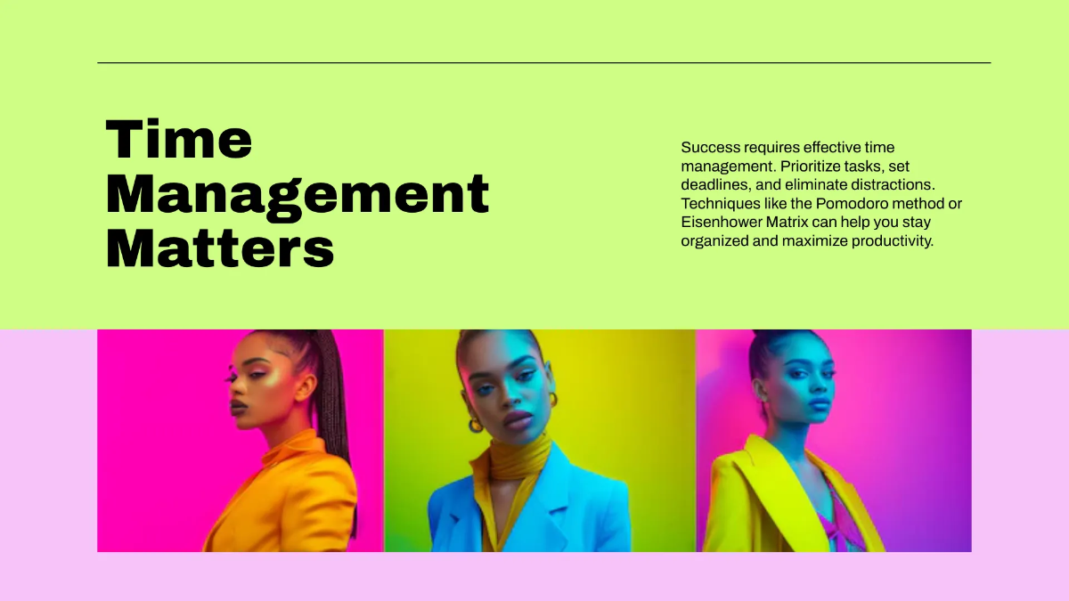 Free High Contrast Presentation Template to Edit Online