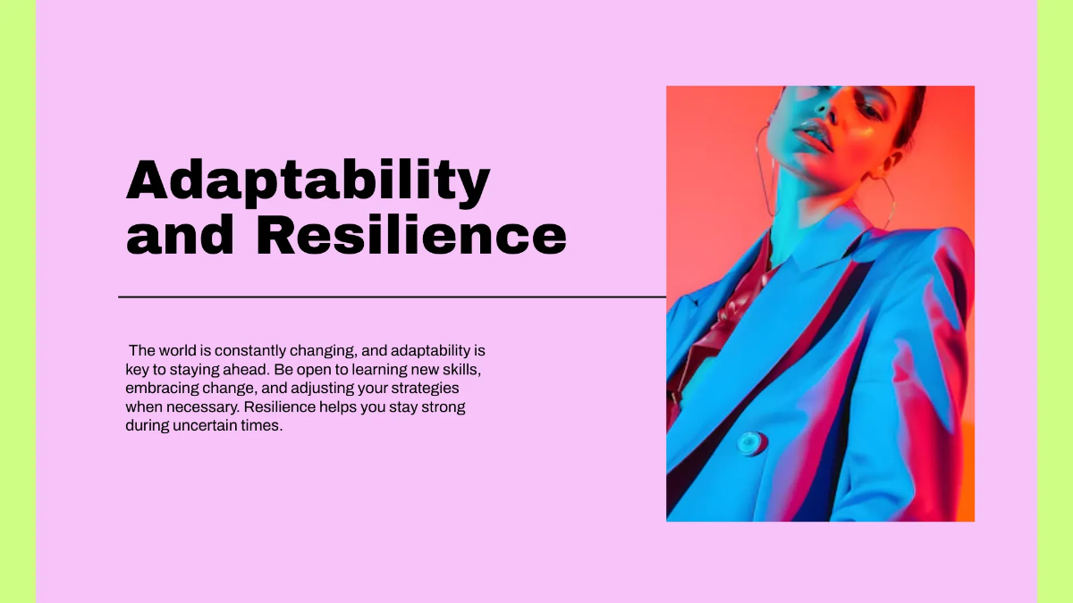 Free High Contrast Presentation Template to Edit Online