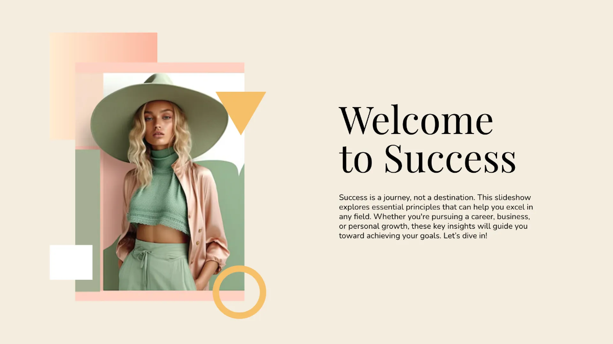 Free Geometric Presentation Template to Edit Online