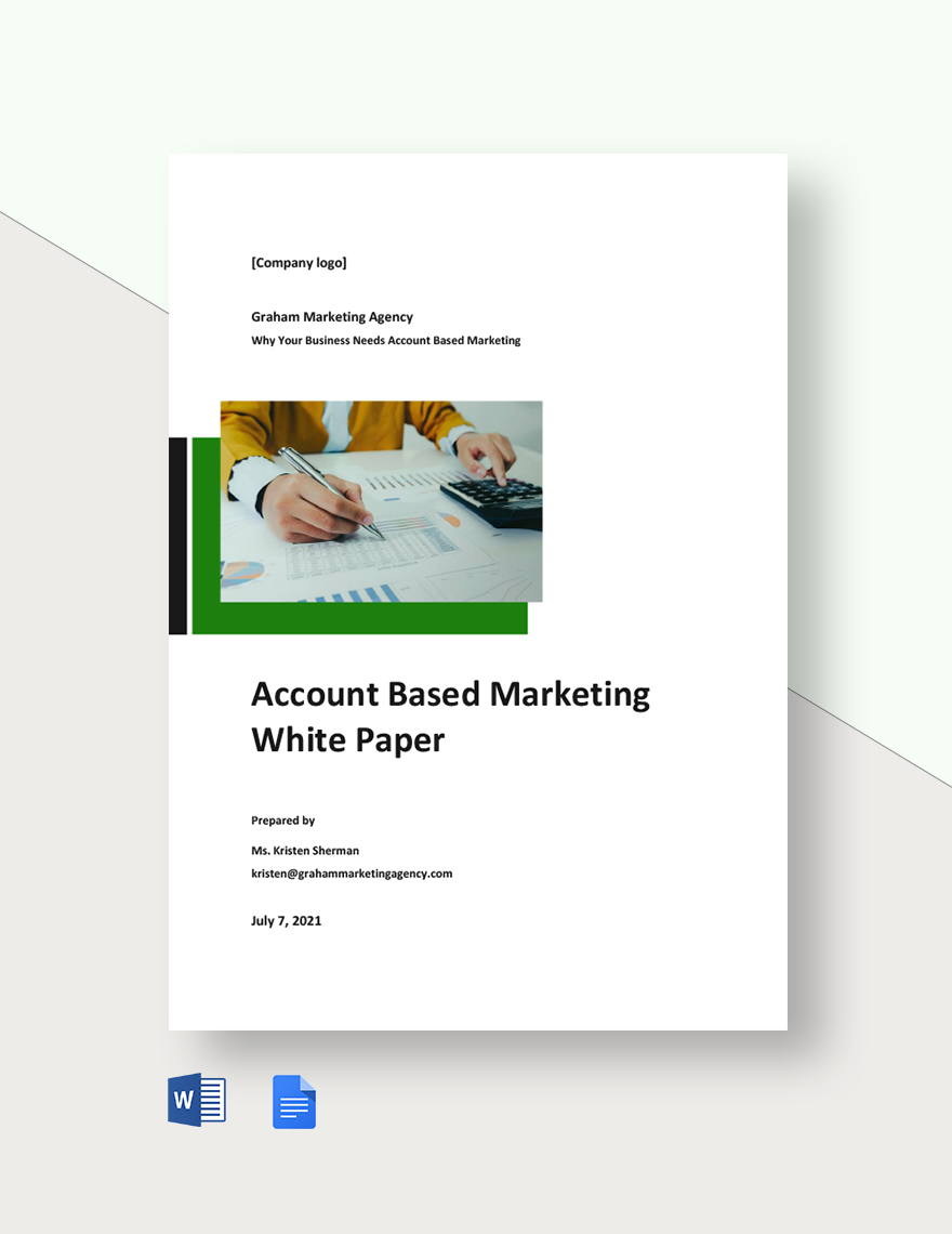 Account Based Marketing White Paper Template