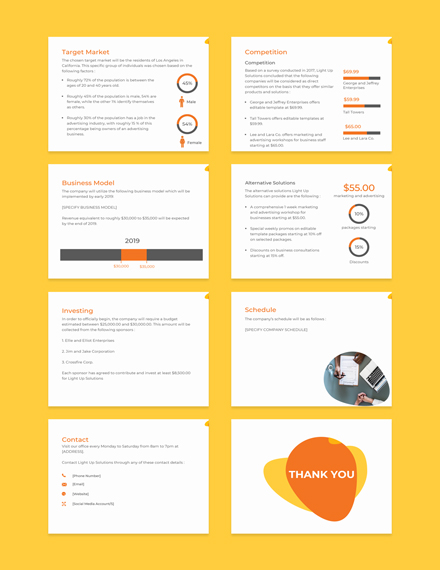 Advertising Pitch Deck Template 